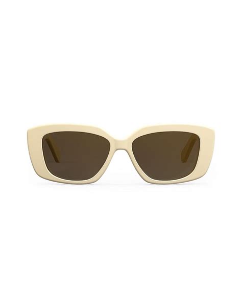 celine sunglass metal|Celine rectangular sunglasses.